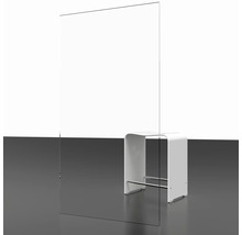 Eckeinstieg mit Drehfalttür SCHULTE ExpressPlus Garant 2.0 100 x 100 cm Profil chrom Klarglas Schmutzabweisende Glasbeschichtung Türanschlag links Türanschlag rechts Puffergriff-thumb-6