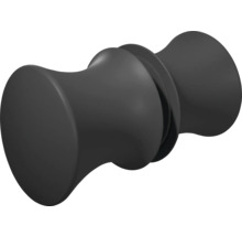 Duschtür mit Seitenwand mit SCHULTE ExpressPlus Garant 2.0 80 x 80 cm Profil schwarz Klarglas Schmutzabweisende Glasbeschichtung Türanschlag rechts Seitenwandanschlag links-thumb-4