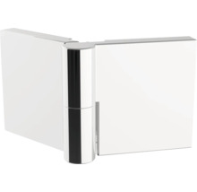Duschtür mit Seitenwand mit SCHULTE ExpressPlus Garant 2.0 90 x 90 cm Profil schwarz Klarglas Schmutzabweisende Glasbeschichtung Türanschlag rechts Seitenwandanschlag links Puffergriff-thumb-4