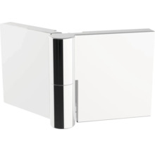 Duschtür mit Seitenwand mit SCHULTE ExpressPlus Garant 2.0 90 x 90 cm Profil chrom Klarglas Schmutzabweisende Glasbeschichtung Türanschlag links Seitenwandanschlag rechts Puffergriff-thumb-4