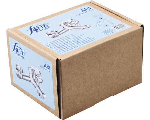 Karton mit einer Einhebel-Badewannenarmatur von Form and Style