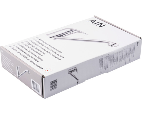 Verpackung einer AIN Niederdruck Küchenarmatur