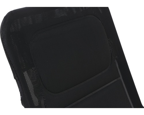 Detailansicht einer Bürostuhl-Rückenlehne aus Netzstoff