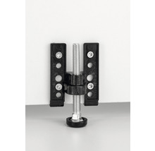 Held Möbel Backofen/Kühlumbauschrank für 88er Einbaukühlschrank PISA BxTxH 60 x 60 x 166 cm grau matt zerlegt Anschlag reversibel 449.6311