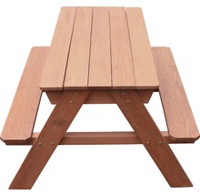 Holz Kindersitzgruppe mit Tisch und Bänken