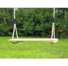 Holzschaukel mit Seilaufhängung für den Garten