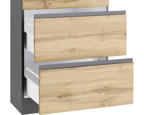 Schrank mit Schubladen in Holzoptik