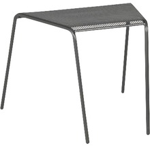 Metallbeistelltisch mit dreieckiger Tischplatte