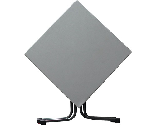 Quadratischer Klapptisch mit Metallgestell