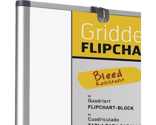 Gridder Flipchart mit Blutungsschutz