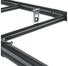 Detailansicht eines Dachträgers aus Metall