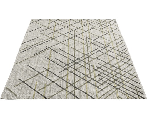Teppich mit geometrischem Linienmuster