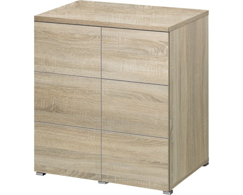 Kommode mit Türen und Füßen