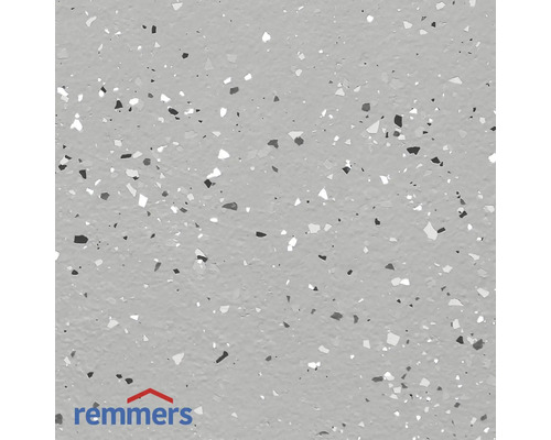 Heller Bodenbelag mit Dekochips und Remmers Logo