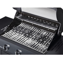 Gasgrill Enders® Chicago 3 Black Turbo 3 Brenner 51 x 108 cm schwarz inkl. Ablage, Deckelthermometer, Fettauffangschale, Klappbarer Seitentisch, Hochleistungshitzezone Grillrost Edelstahl-thumb-6