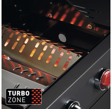Gasgrill Enders® Chicago 3 Black Turbo 3 Brenner 51 x 108 cm schwarz inkl. Ablage, Deckelthermometer, Fettauffangschale, Klappbarer Seitentisch, Hochleistungshitzezone Grillrost Edelstahl-thumb-4