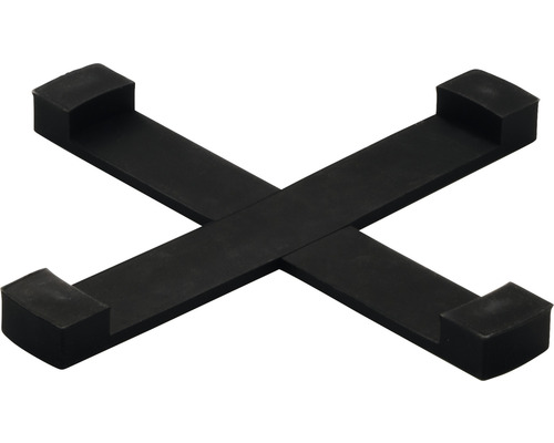 Kreuzförmiger Untersetzer aus Gummi