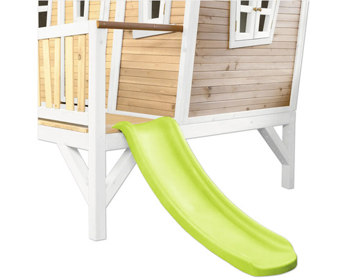 Spielhaus mit Rutsche für den Außenbereich