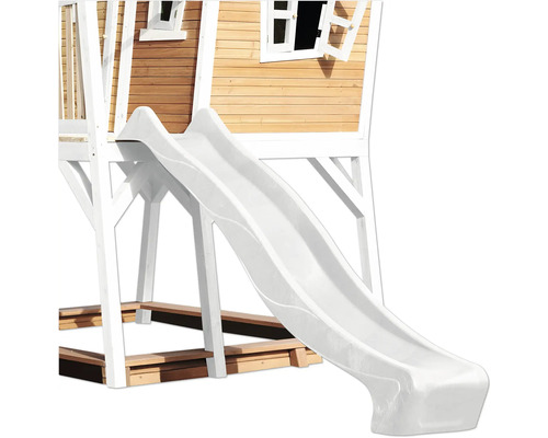 Spielturm mit Rutsche aus Holz