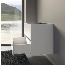 Waschtischunterschrank KEUCO X-Line BxHxT 100 x 60,5 cm x 49 cm Frontfarbe weiß glänzend glanz 33173300000