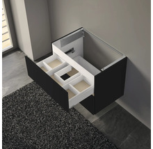 Waschtischunterschrank KEUCO X-Line BxHxT 80 x 60,5 cm x 49 cm Frontfarbe vulkanit matt 33163970000