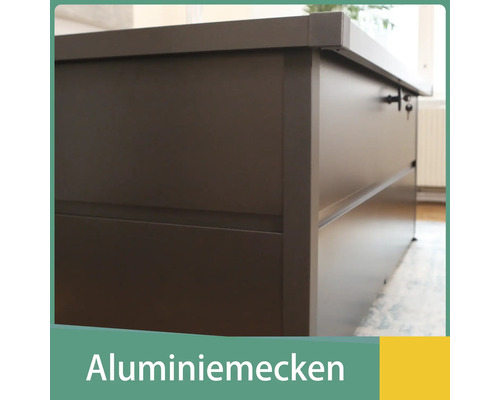 Aluminiumschrank mit Schubladen