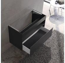 Waschtischunterschrank mit offener Schublade zur Wandmontage