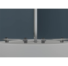Fertigdusche Aurlane Blue River Mint 2,0 85 x 85 x 195 cm silbergrau-thumb-7