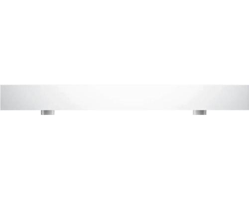 Weißes Wandboard mit Halterungen