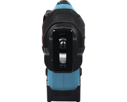 Detailansicht einer Säbelsäge mit eingesetztem Sägeblatt