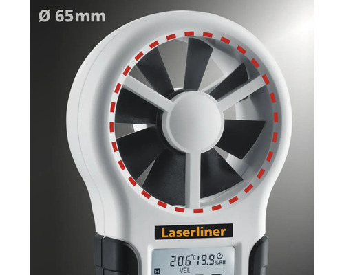 Laserliner Windmessgerät zur Messung der Windgeschwindigkeit