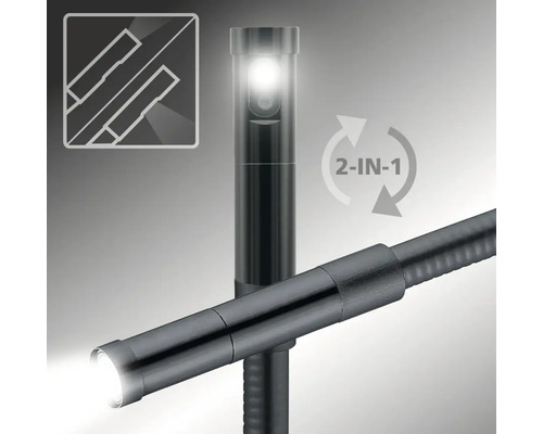 Inspektionslampe mit Inspektionskamera und LED-Leuchte