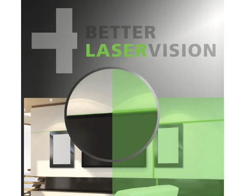Better Laservision Darstellung mit Laserlinien in einem Raum