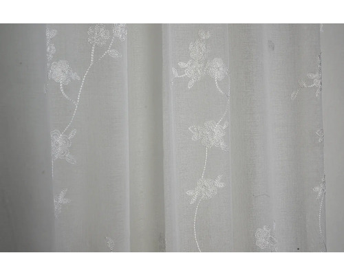 Gardine mit Blumenmuster