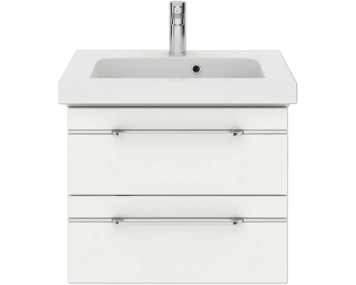 Waschtischunterschrank mit zwei Schubladen und Waschbecken