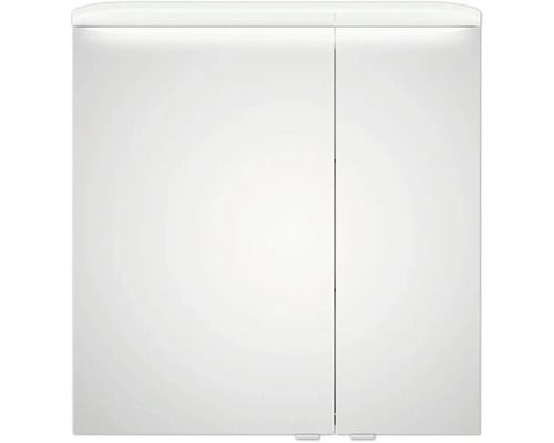 Weißer Spiegelschrank mit zwei Türen