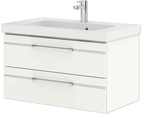 Waschtisch mit zwei Schubladen und Armatur