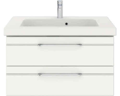 Waschtisch mit zwei Schubladen und Armatur