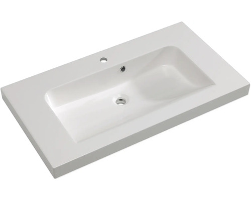 Waschtischplatte mit rechteckigem Becken