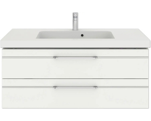 Waschtisch mit zwei Schubladen und Armatur