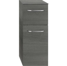 Badezimmer Hochschrank mit zwei Schubladen und Griffen