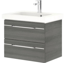 Waschtischunterschrank mit zwei Schubladen und Waschbecken