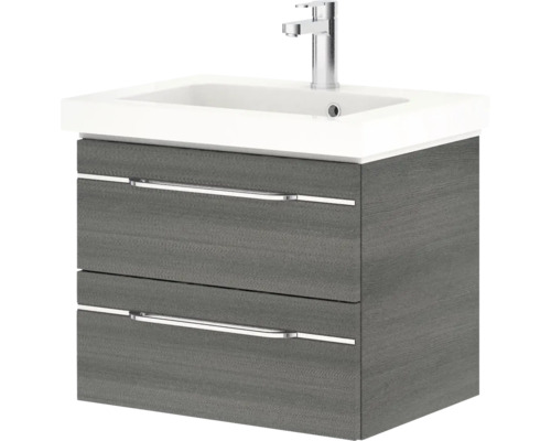 Waschtischunterschrank mit zwei Schubladen und Waschbecken