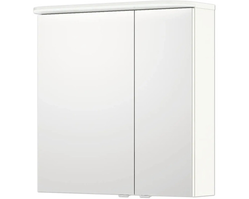 Weißer Badezimmerschrank mit zwei Türen