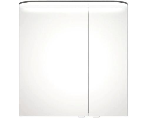 Weißer Spiegelschrank mit zwei Türen