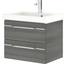 Waschtischunterschrank mit Waschbecken und Armatur