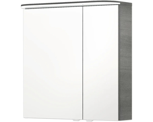 Spiegelschrank mit Beleuchtung und zwei Türen