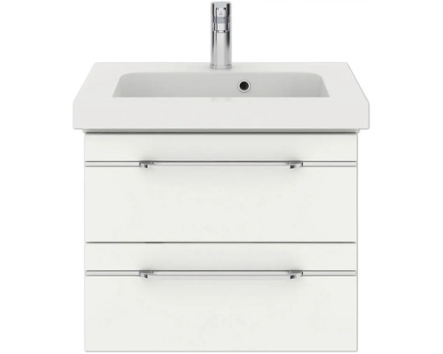 Waschtischunterschrank mit zwei Schubladen und Armatur