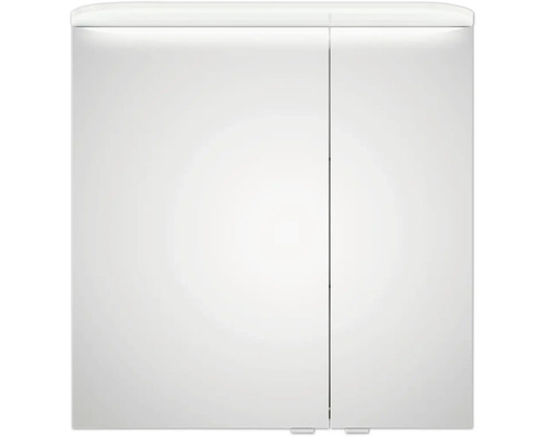 Weißer Spiegelschrank mit zwei Türen