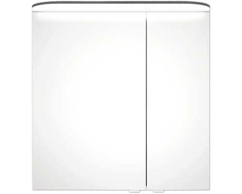 Weißer Spiegelschrank mit zwei Türen für das Badezimmer